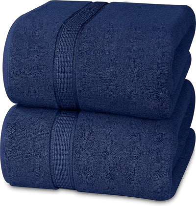 Luxury 600 GSM Bath Towel - 100% Ring Spun Cotton, Quick-Dry, Super Absorbent, Extra Large & Ultra Soft Hotel Quality