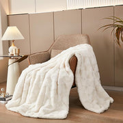 Luxury Sherpa Fleece Blanket - Soft, Warm & Reversible Plush Throw for Couch, Bed & Sofa - Large, Fluffy Flannel Blanket for Stylish Home Comfort