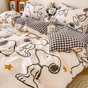 Washed Cotton Four-piece Bedding Set